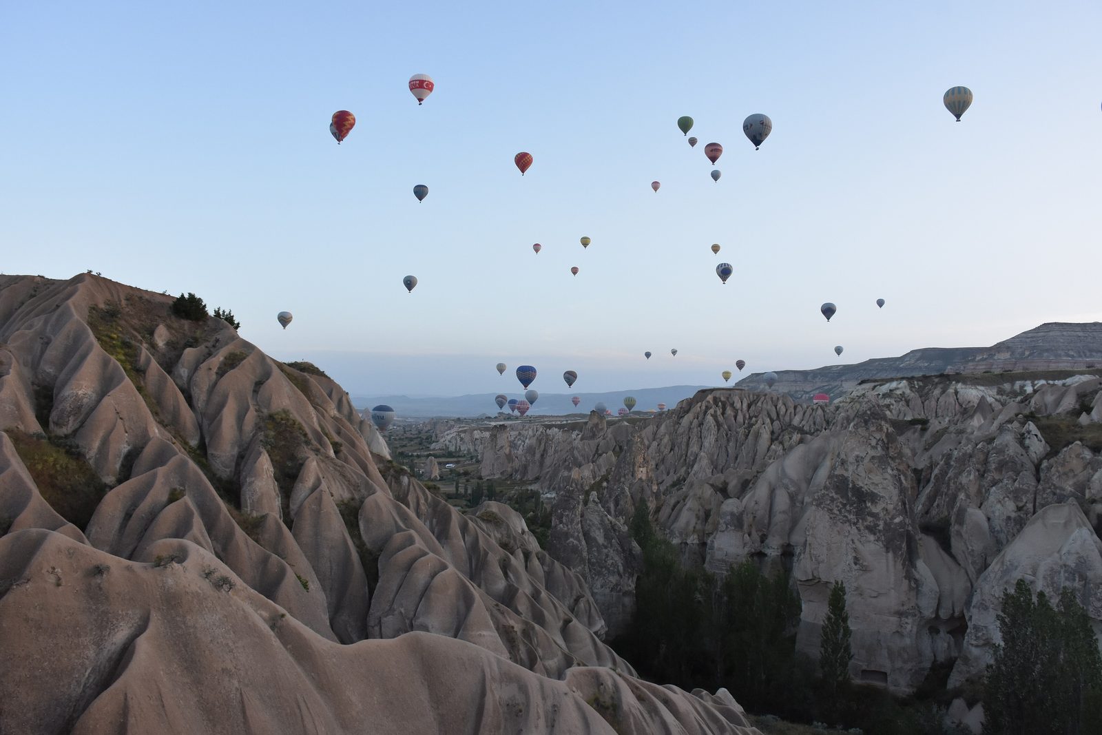 Balloons over Cappadocia