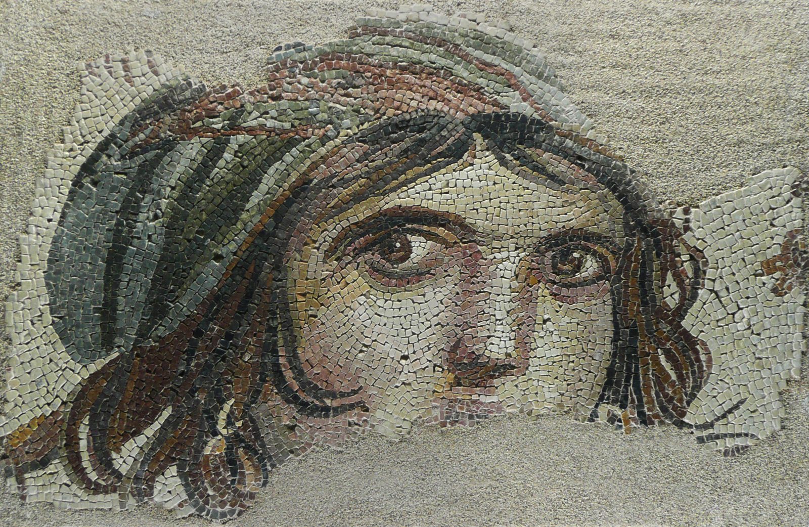 “Gypsy Girl” mosaic, Zeugma
